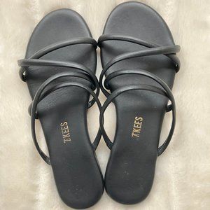 TKEES Sloane Slides Sz 6 Black